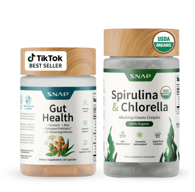Gut Glow - Up Bundle: Gut Health + Spirulina & Chorella - ThriveMarket Health