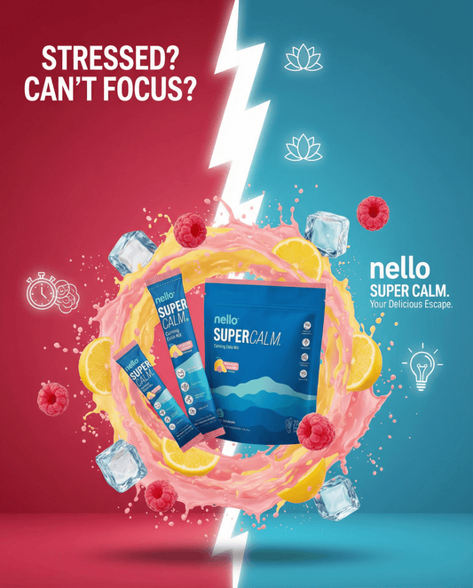 SuperCalm KSM Stress Relief Powdered Drink Tea Mix - Sleep Better and Increase Energy with Balanced Cortisol - ThriveMarket Health